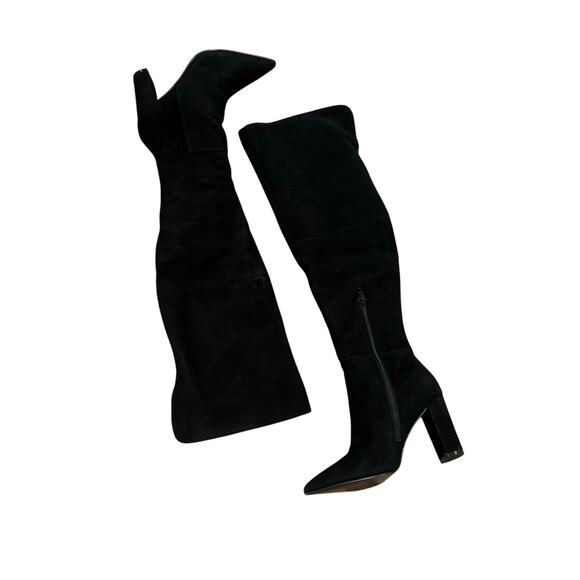 Steve Madden Blyss Women's Boots Pointed Toe Black Suede Size 7.5 NWB - Picture 5 of 13